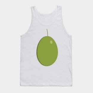 Green olive icon in flat design Tank Top